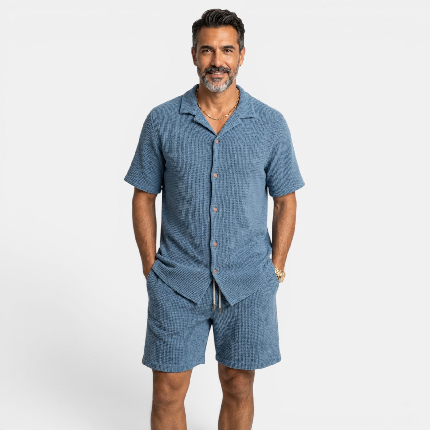 Men's Waffle Summer Set