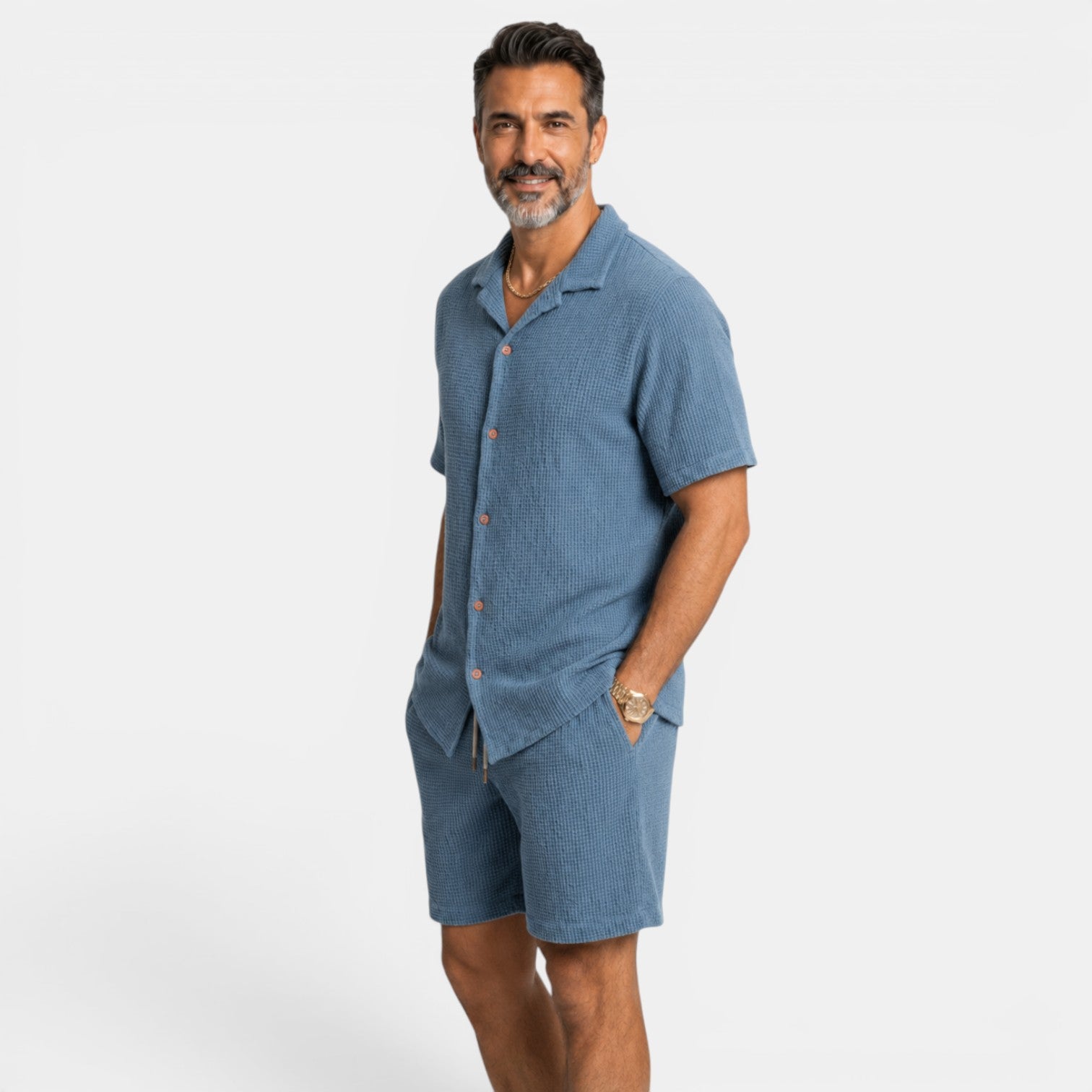 Men's Waffle Summer Set