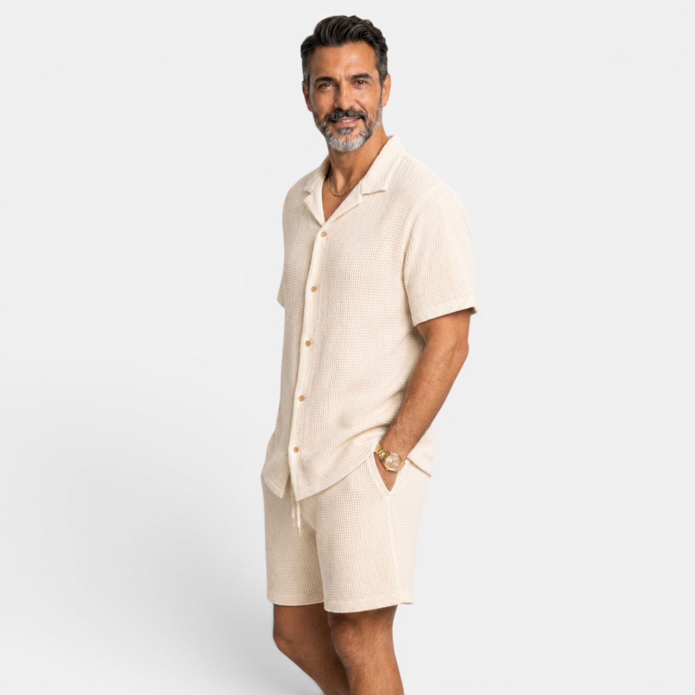 Men's Waffle Summer Set