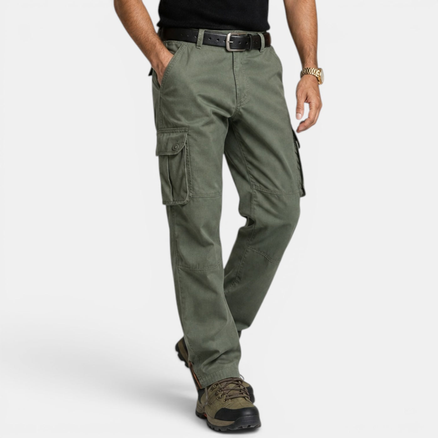 Pantalón Cargo Hombre Recto