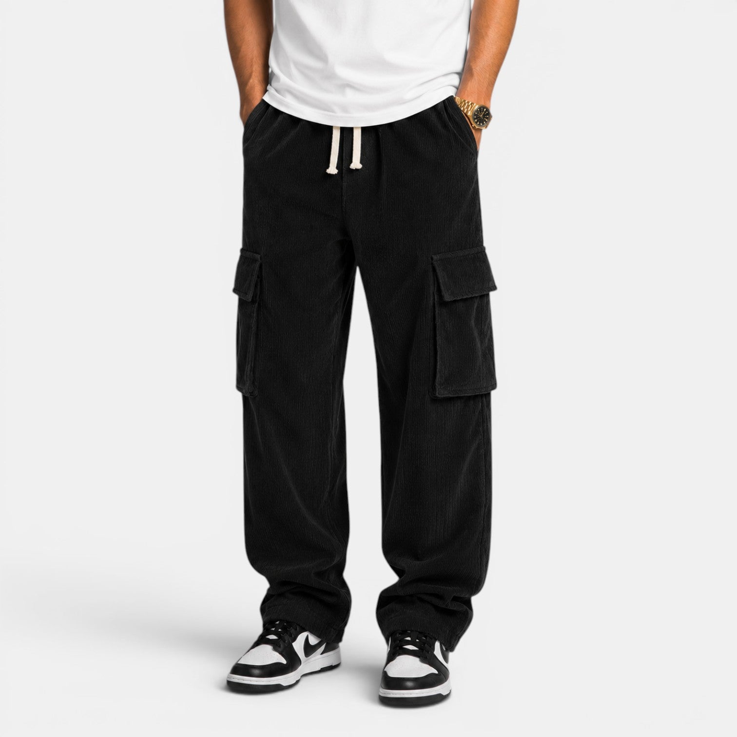 Pantalón Cargo Pana Hombre