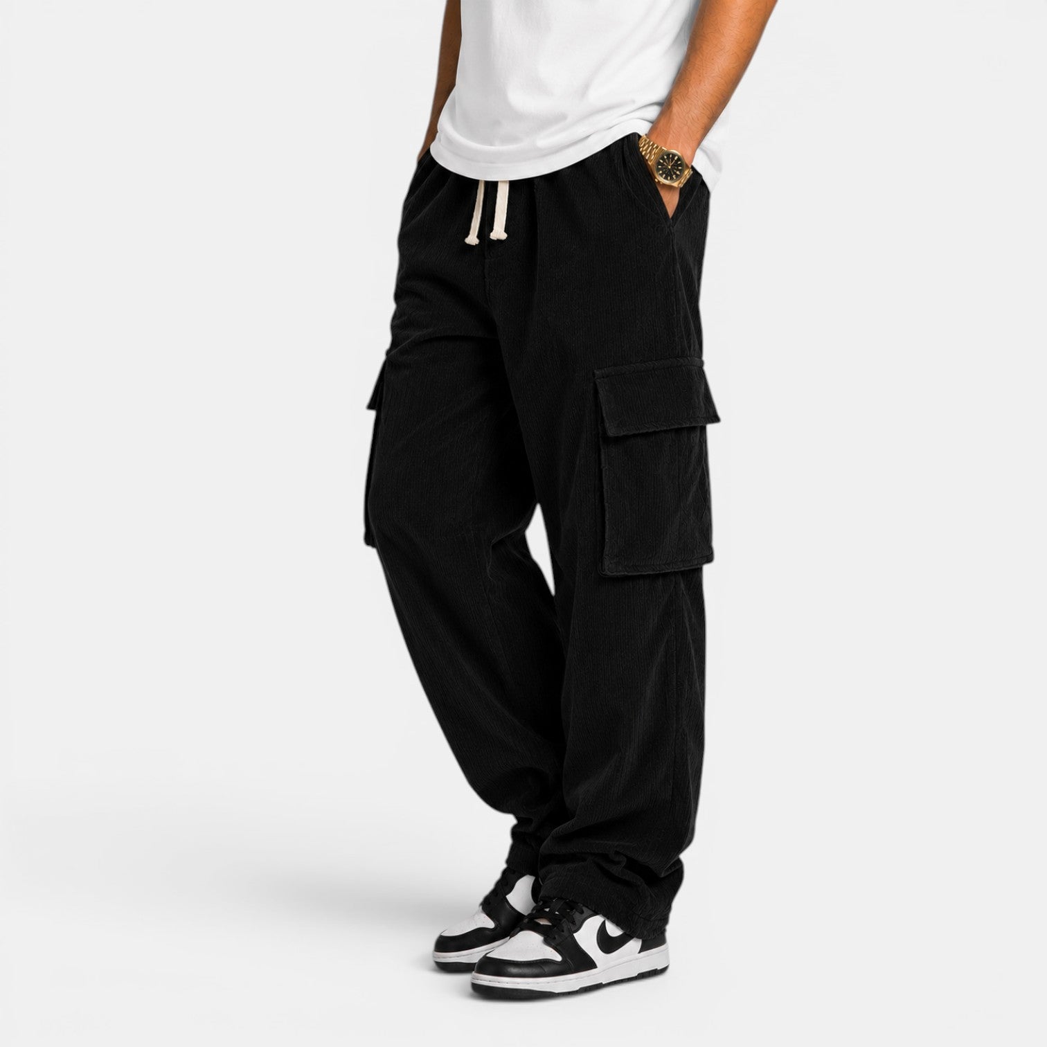 Pantalón Cargo Pana Hombre