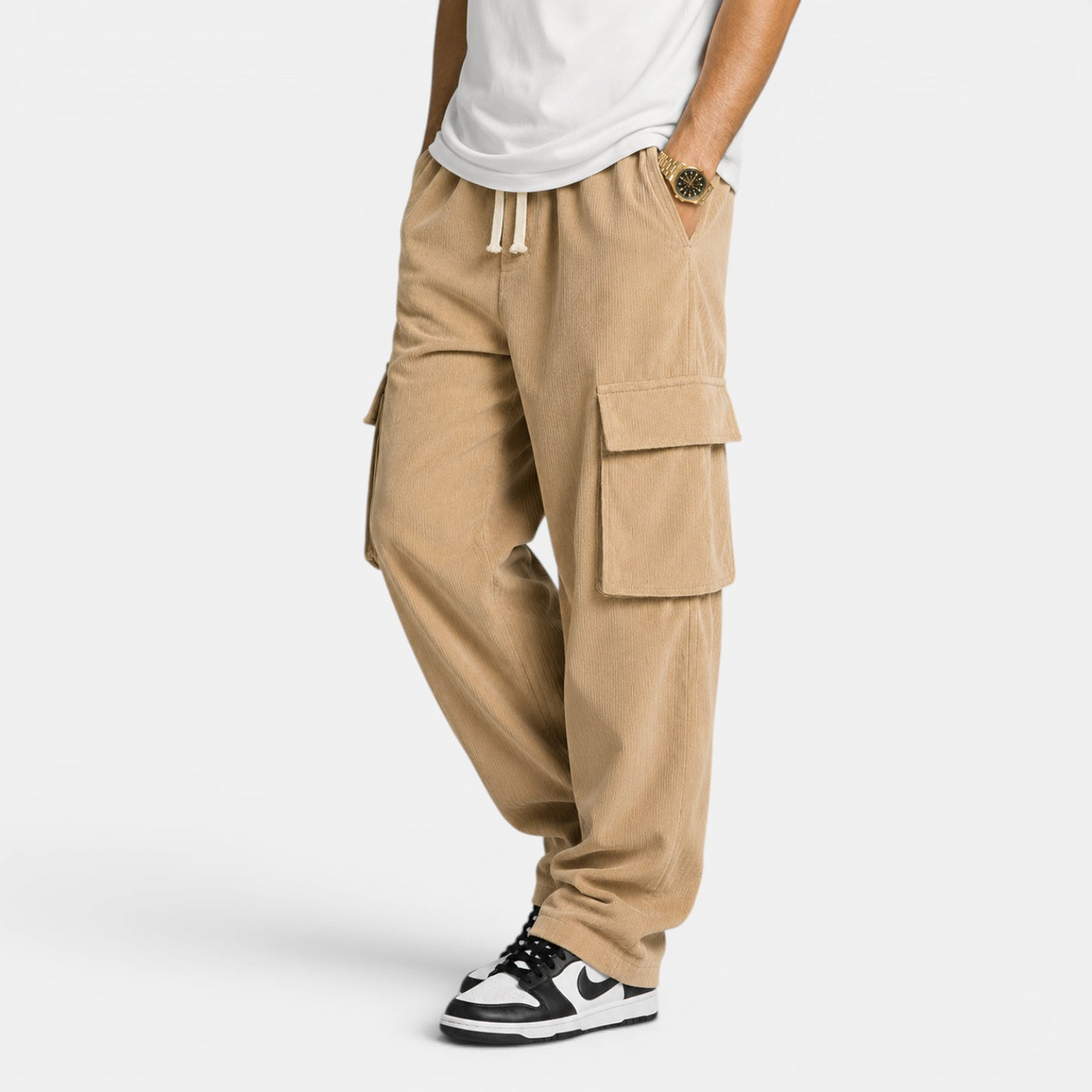 Pantalón Cargo Pana Hombre