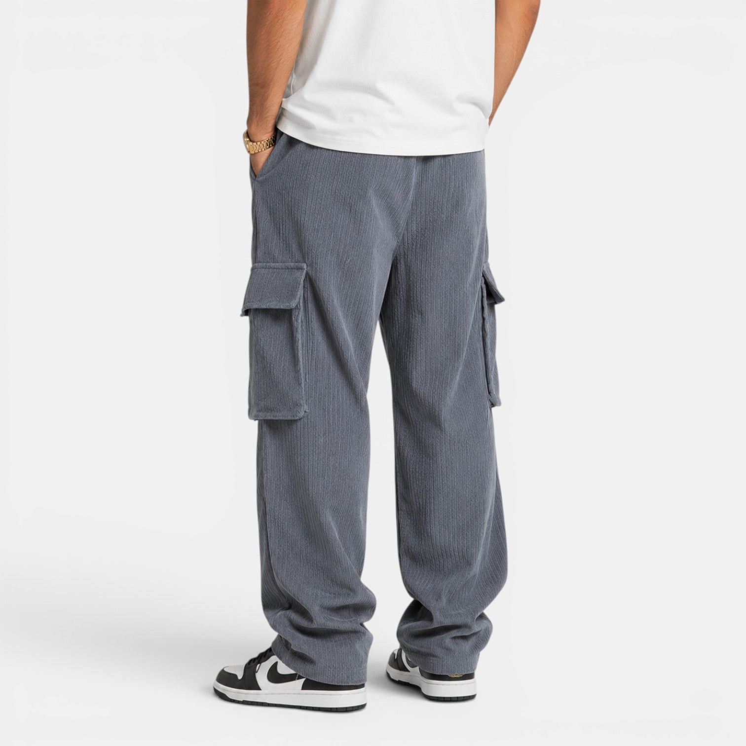 Pantalón Cargo Pana Hombre