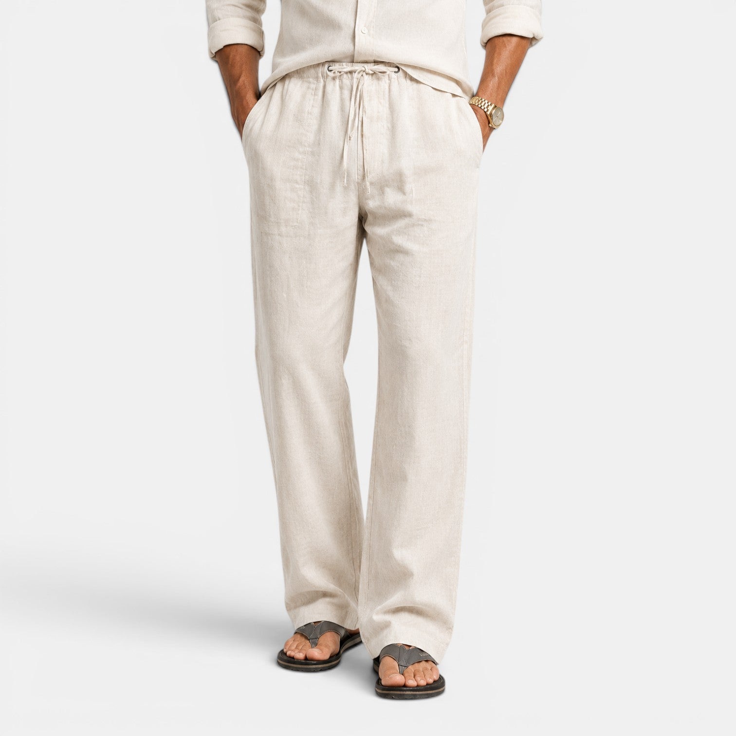 Pantalón Lino Hombre Verano