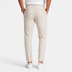 Men's Linen Dress Pants - Straight Leg, Button Fly