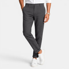 Men's Linen Dress Pants - Straight Leg, Button Fly