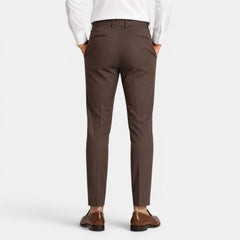 Men's slim-fit chino trousers in a smart casual style