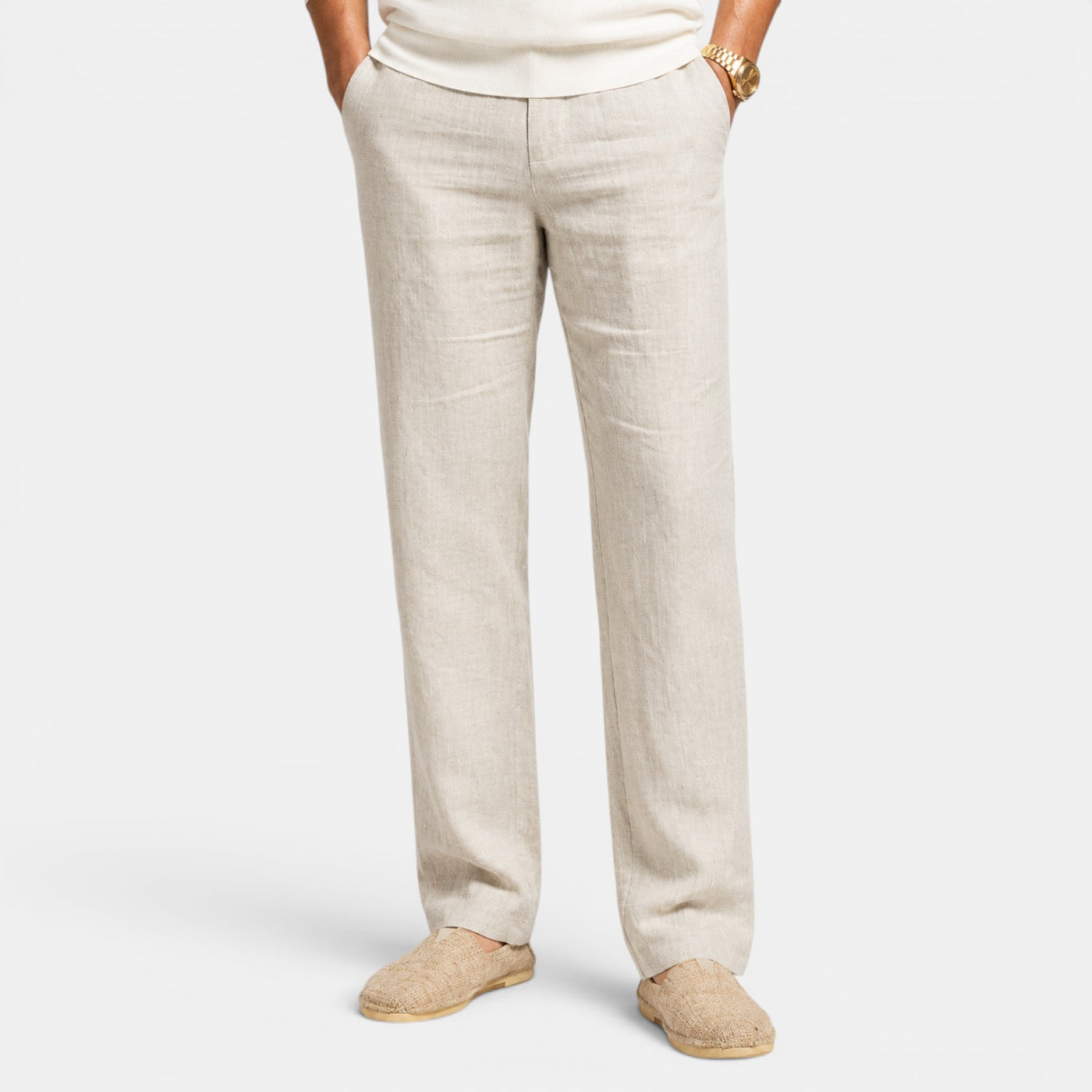 Pantalón Hombre Lino Verano
