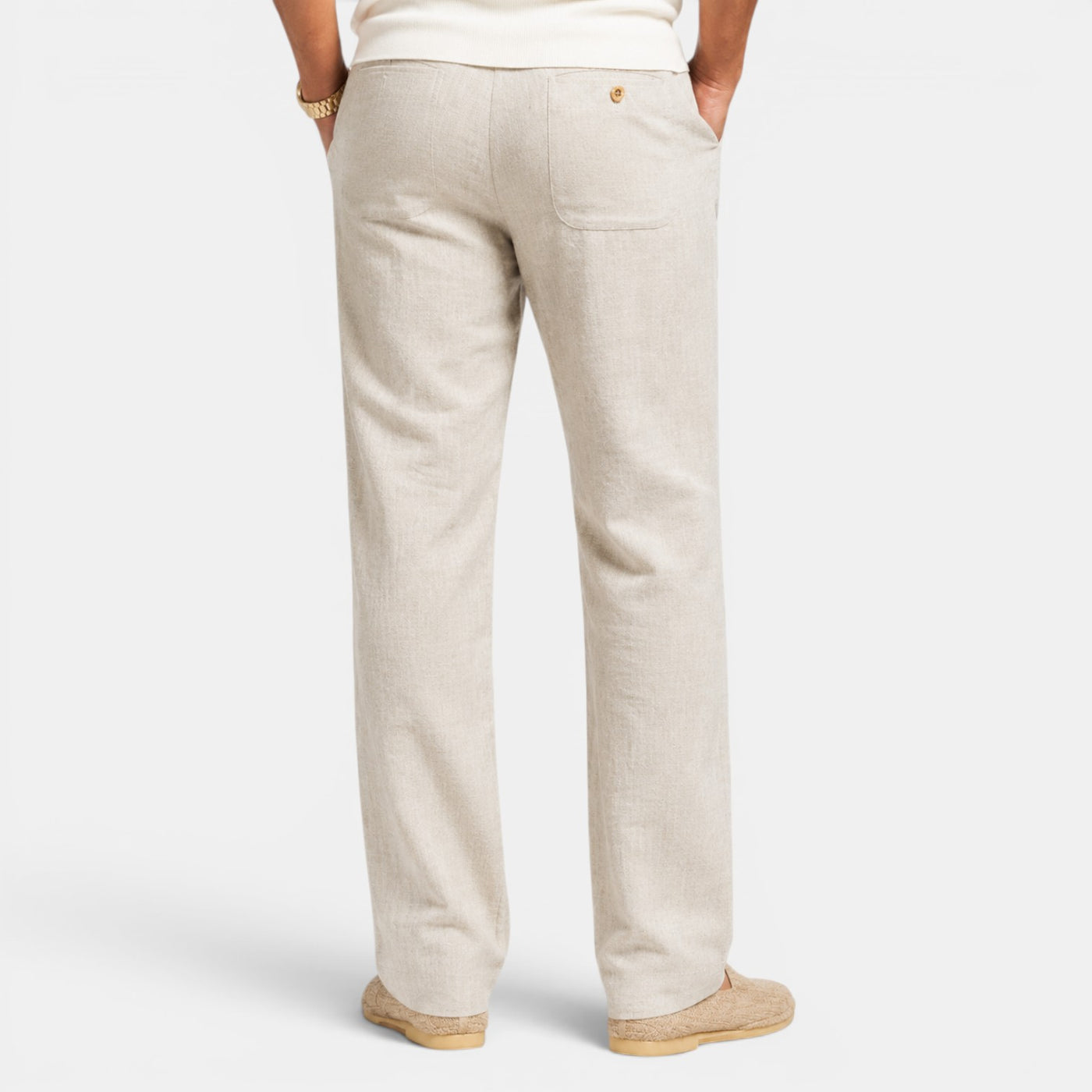 Pantalón Hombre Lino Verano