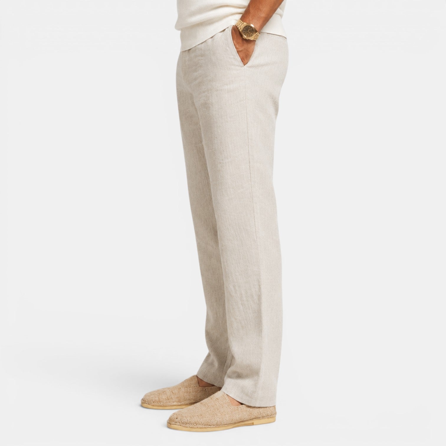 Pantalón Hombre Lino Verano