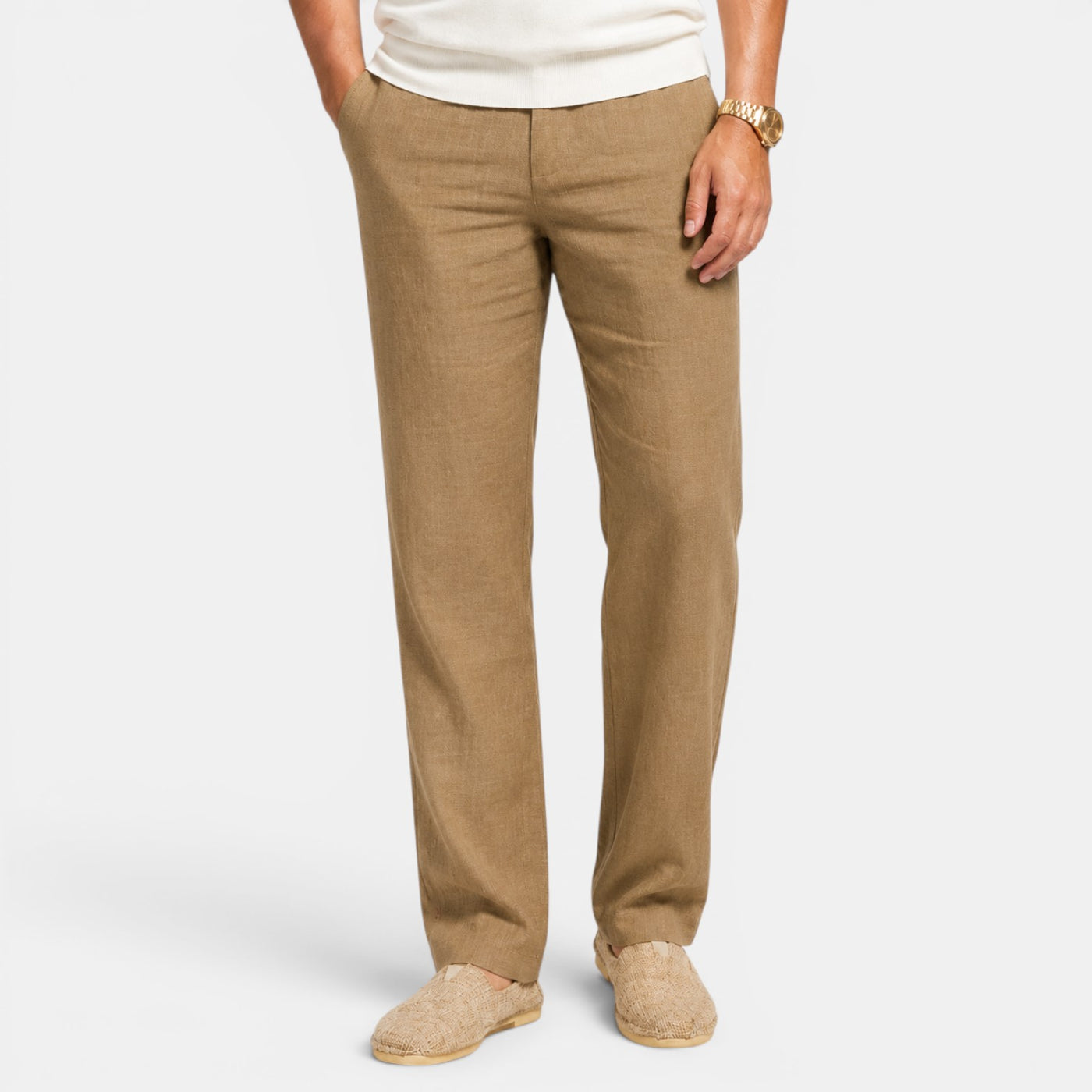 Pantalón Hombre Lino Verano