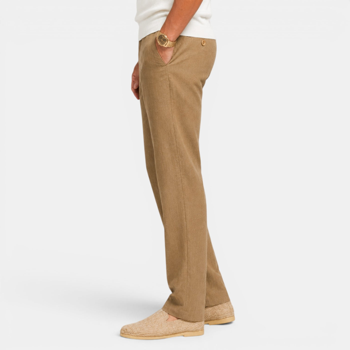 Pantalón Hombre Lino Verano