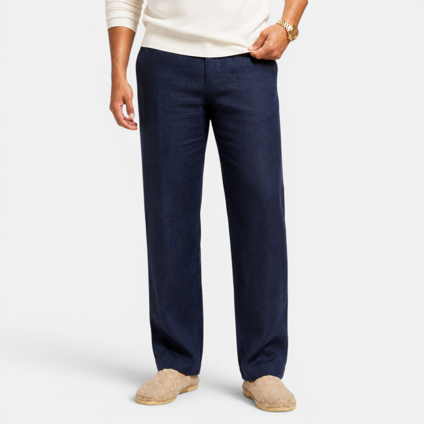 Pantalón Hombre Lino Verano