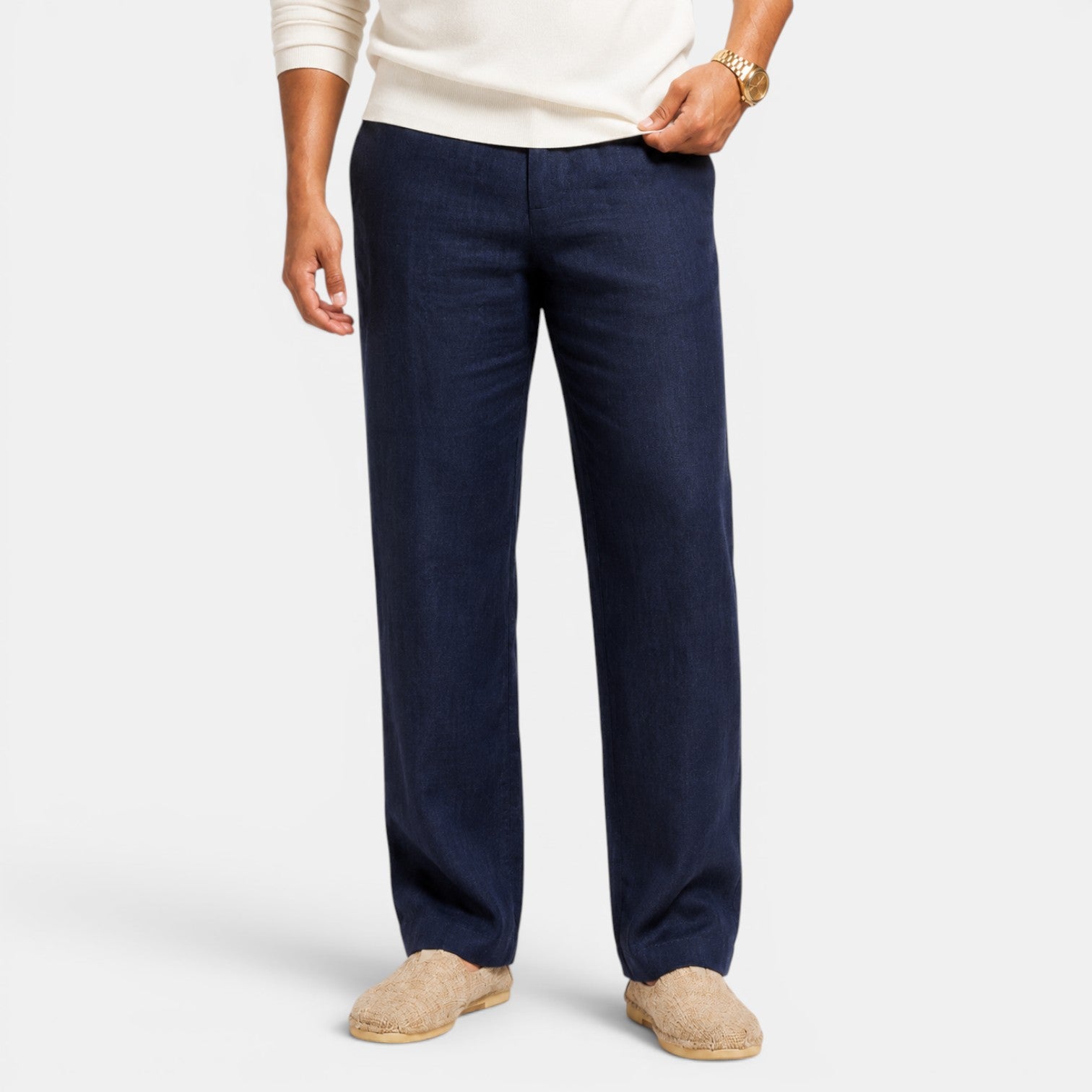 Pantalón Hombre Lino Verano