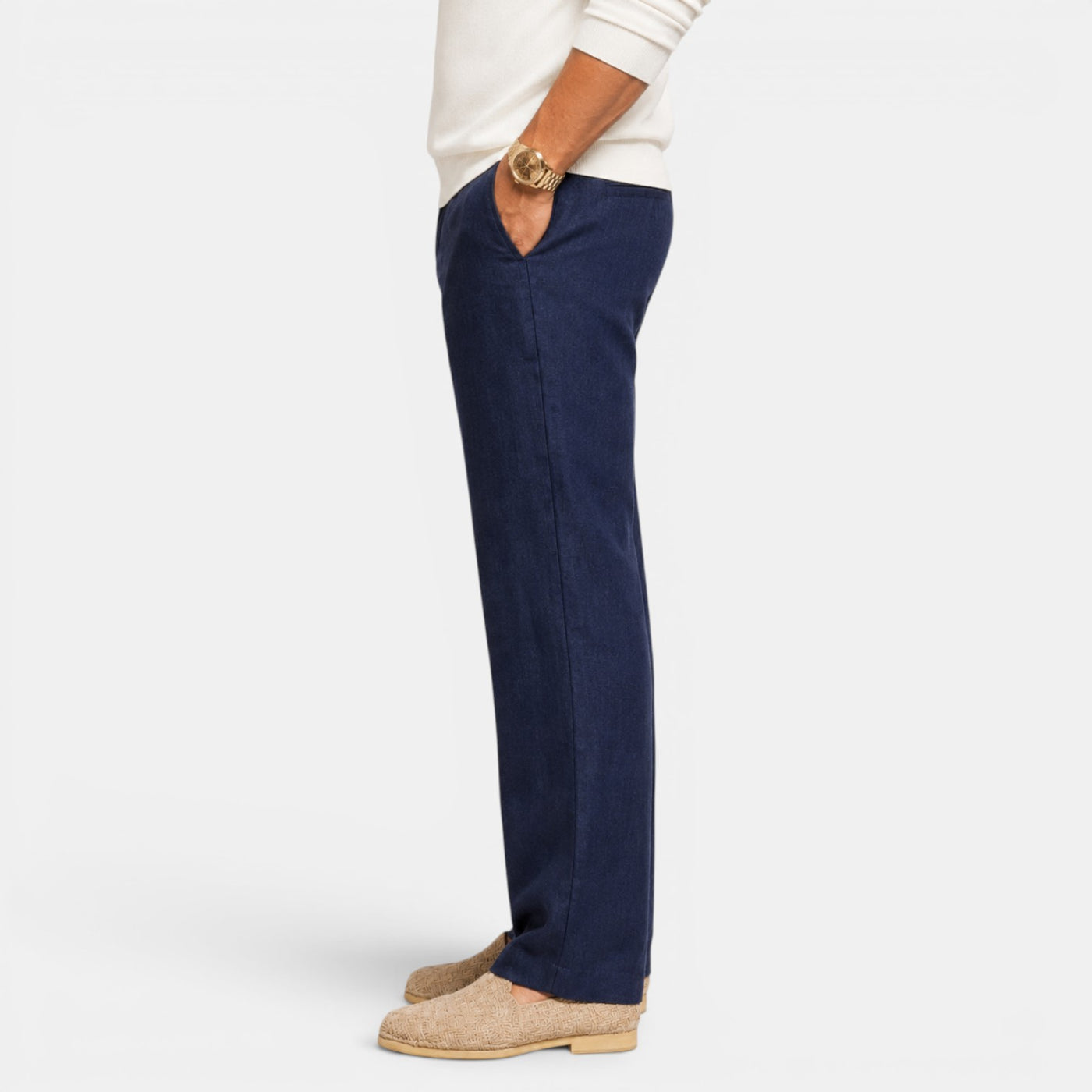 Pantalón Hombre Lino Verano