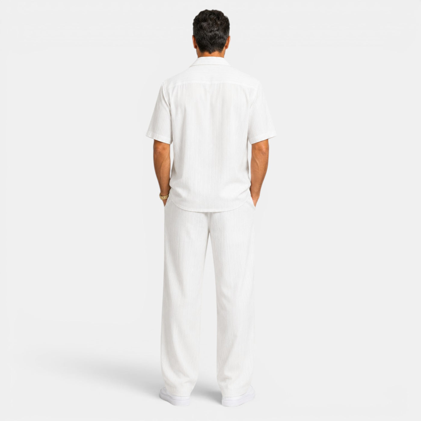 Men's Textured Casual Set