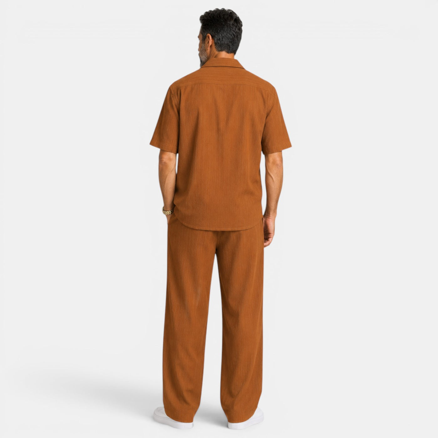 Men's Textured Casual Set
