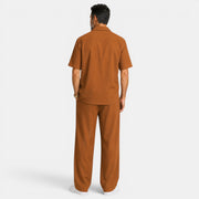 Men's Textured Casual Set