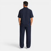 Men's Textured Casual Set