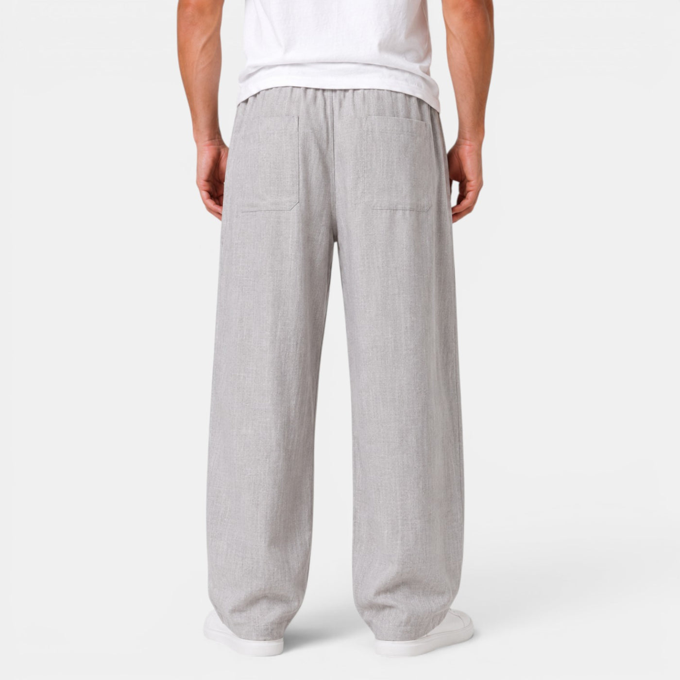 Pantalón Recto Hombre Lino
