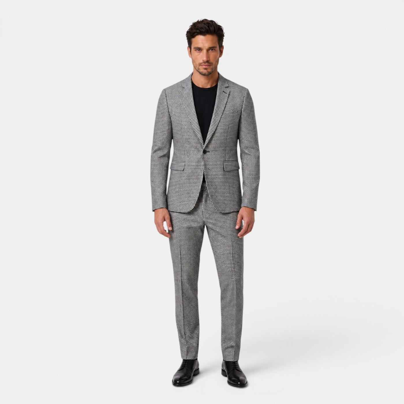 Traje Hombre Cuadros Elegante