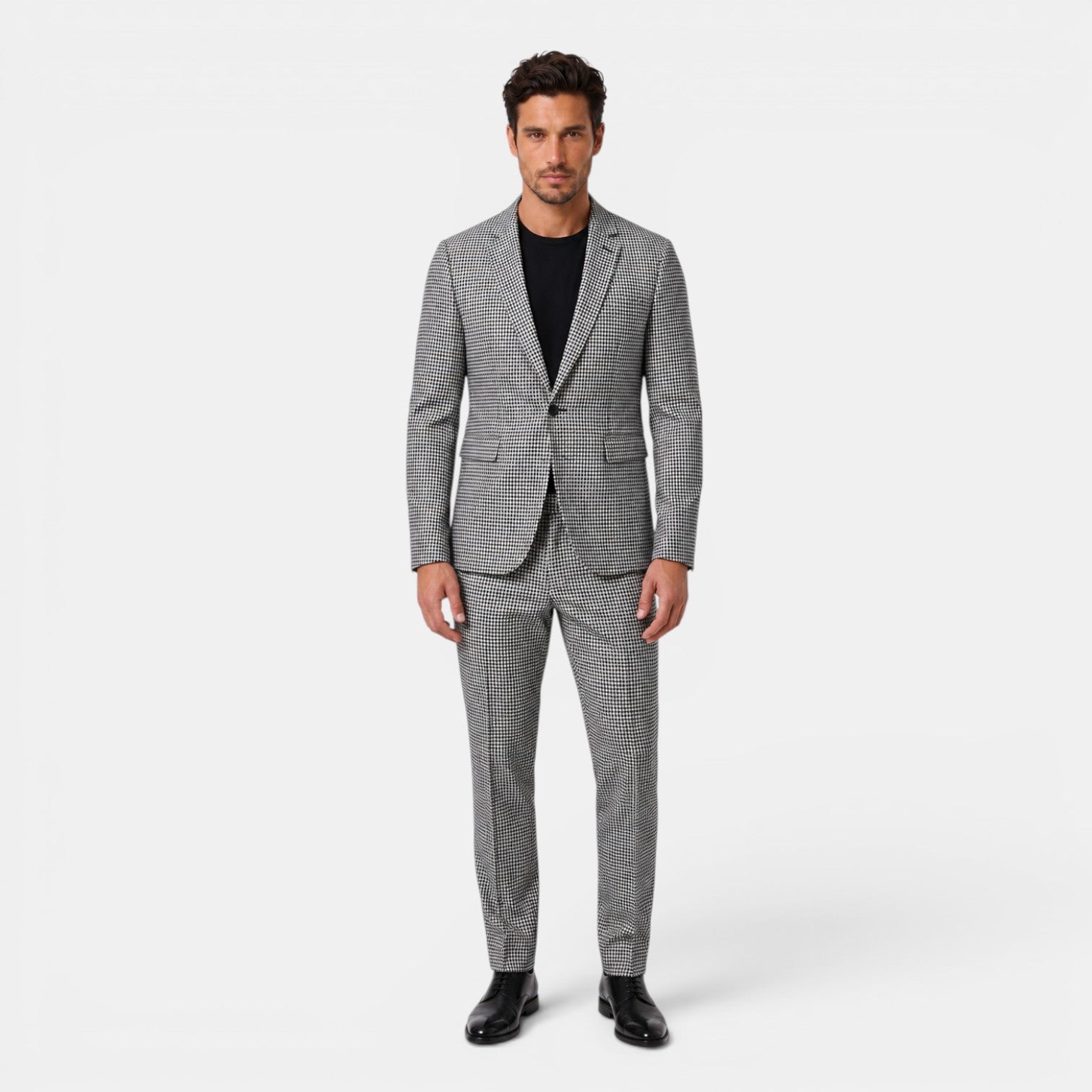 Traje Hombre Cuadros Elegante