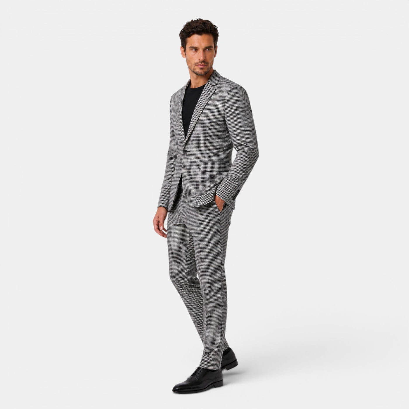 Traje Hombre Cuadros Elegante