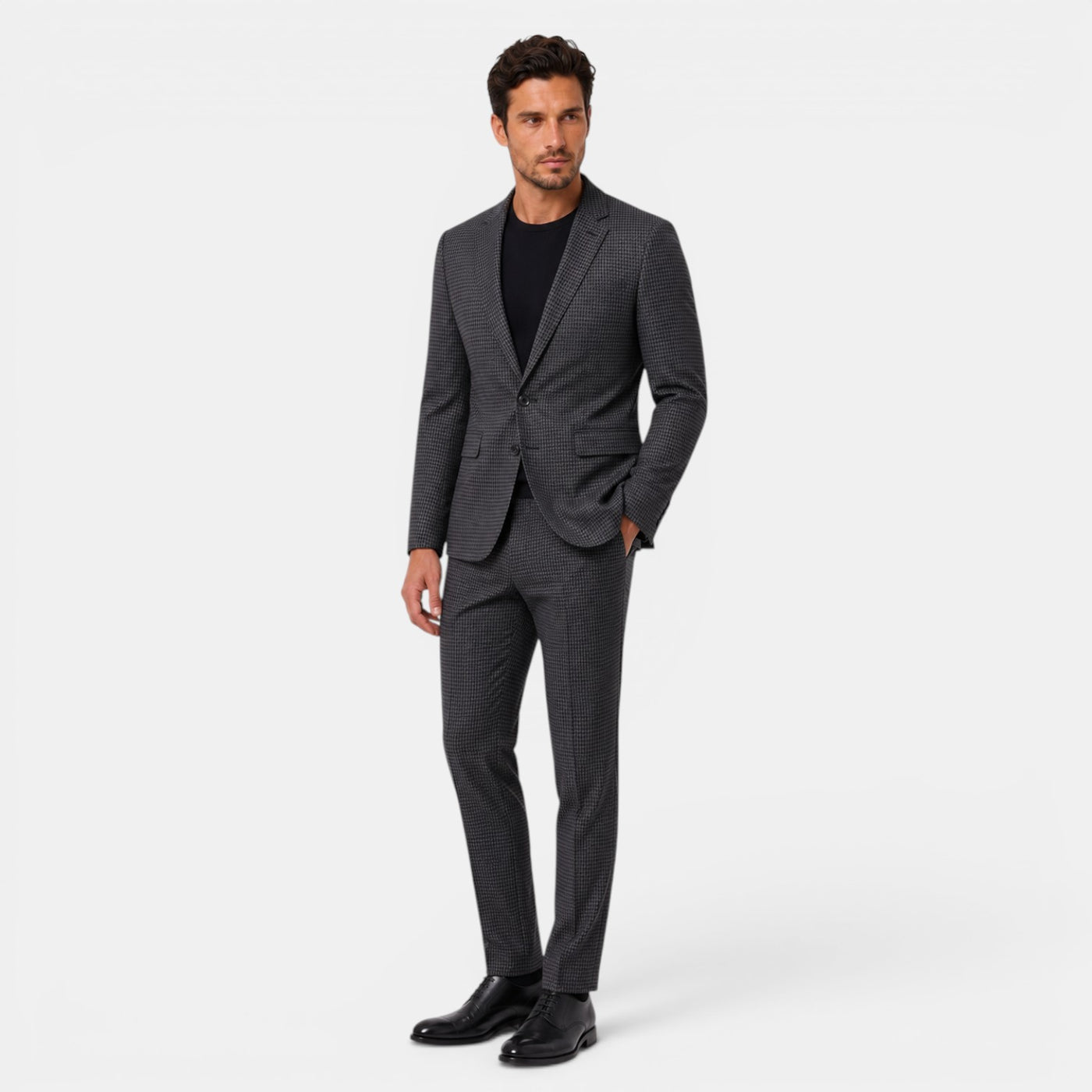 Traje Hombre Cuadros Elegante