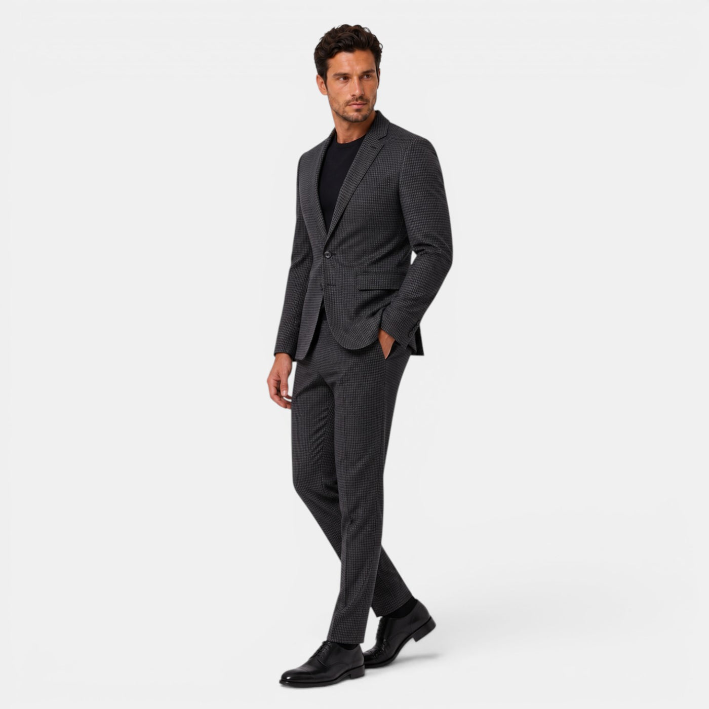 Traje Hombre Cuadros Elegante