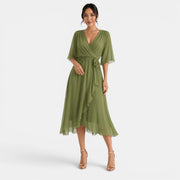 Vestido Midi Elegante Mujer