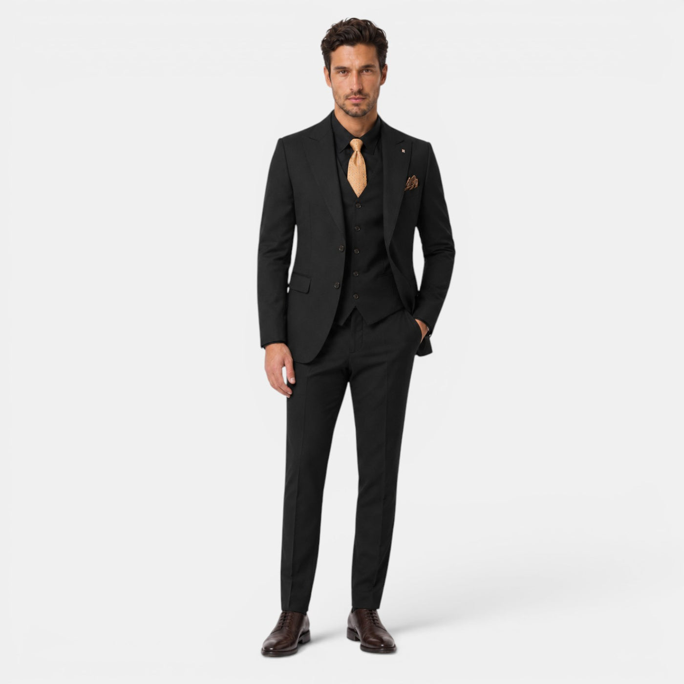Men's Elegant 3-Piece Suit