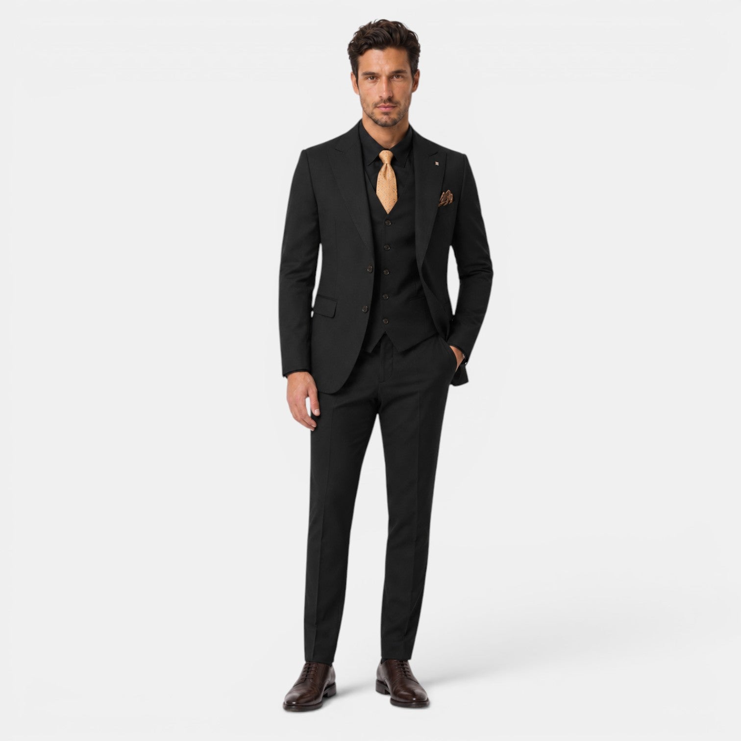 Men's Elegant 3-Piece Suit