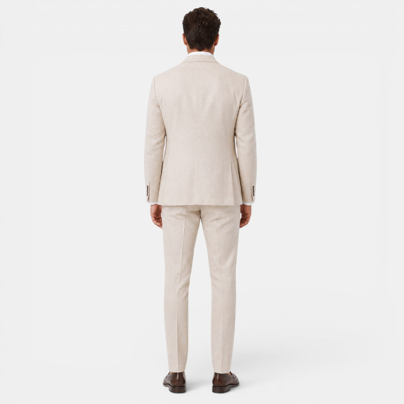 Men's 3-Piece Elegant Linen Suit
