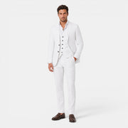Men's 3-Piece Elegant Linen Suit