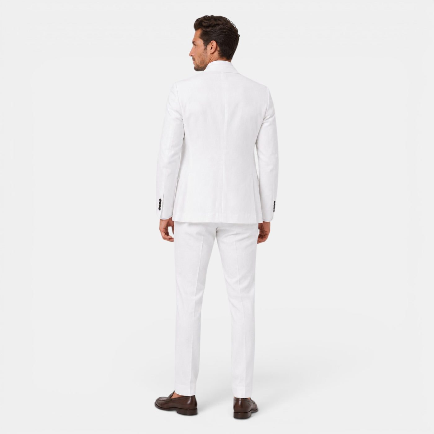 Men's 3-Piece Elegant Linen Suit