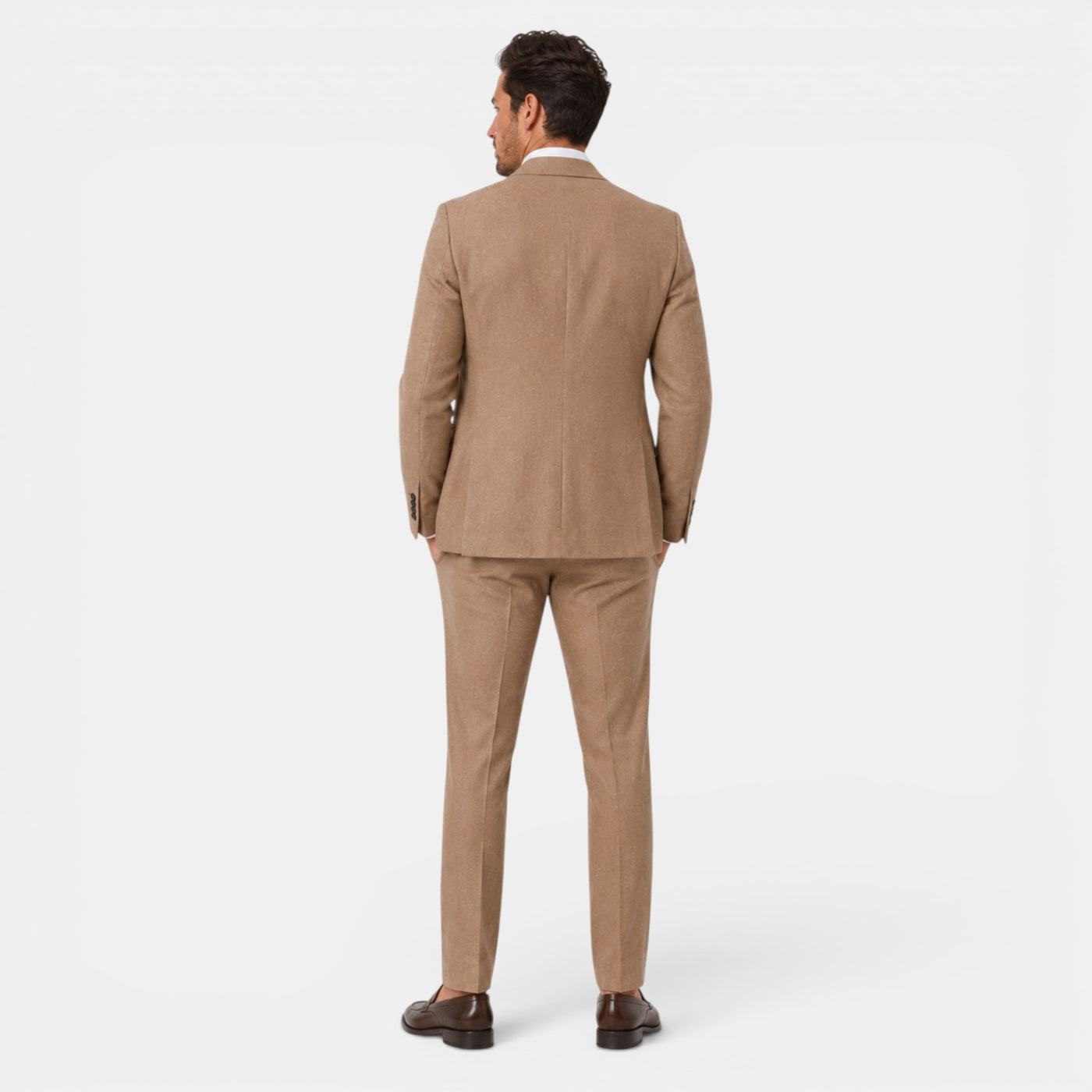 Men's 3-Piece Elegant Linen Suit
