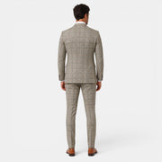 Men's 3-Piece Plaid Suit