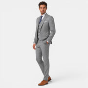 Men's 3-Piece Plaid Suit