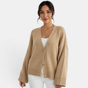 Cárdigan Punto Oversize Mujer