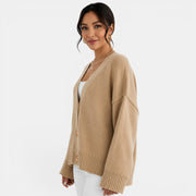 Cárdigan Punto Oversize Mujer