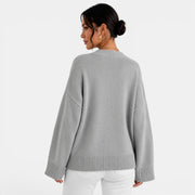 Cárdigan Punto Oversize Mujer