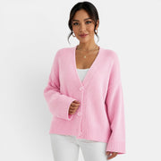 Cárdigan Punto Oversize Mujer