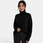 Suéter Mujer Cuello Alto Cachemira