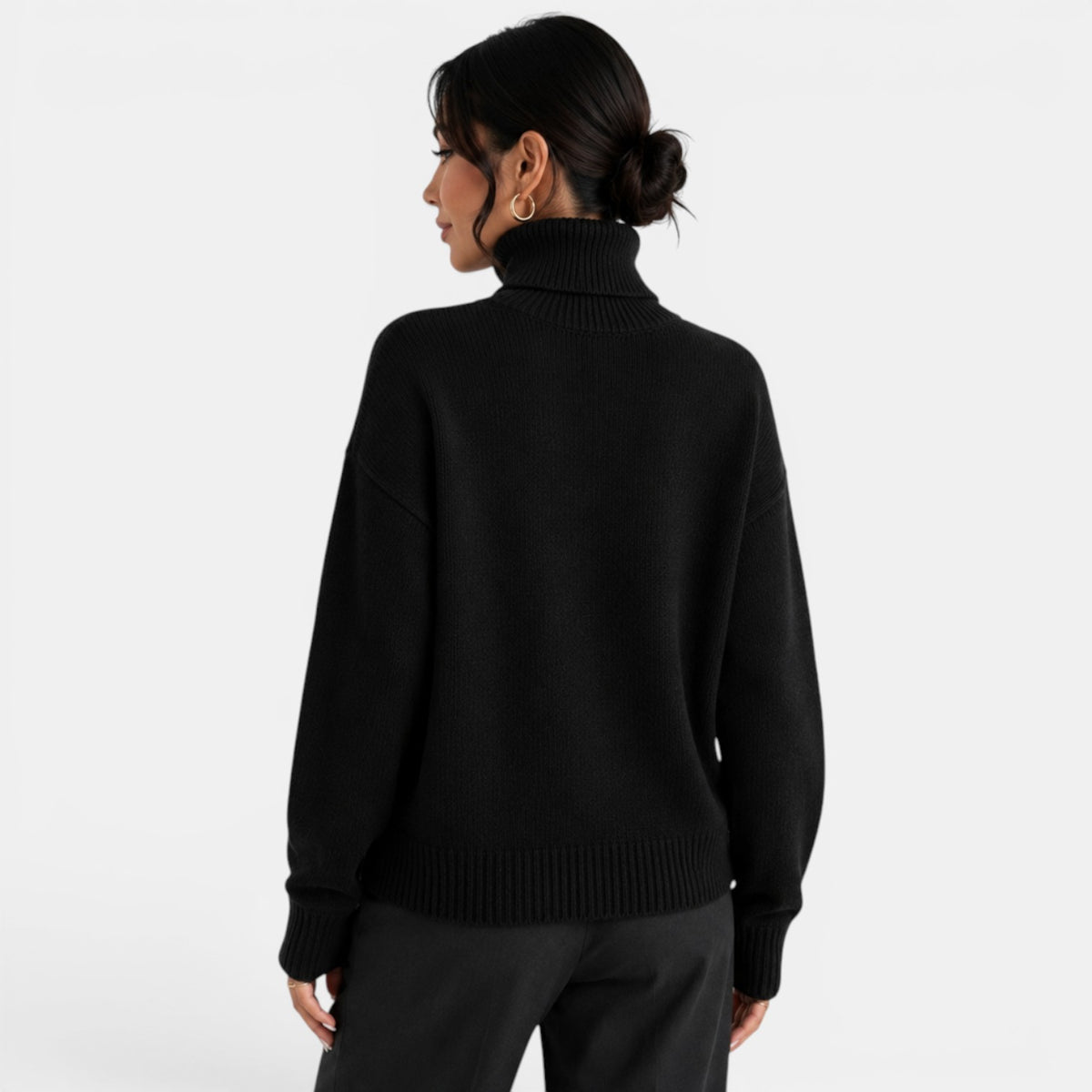 Suéter Mujer Cuello Alto Cachemira