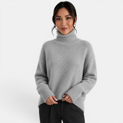 Suéter Mujer Cuello Alto Cachemira