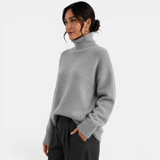 Suéter Mujer Cuello Alto Cachemira