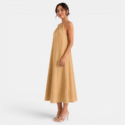 Women's Summer Linen Midi Dress