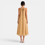 Women's Summer Linen Midi Dress