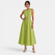Women's Linen Summer Midi Dress